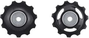 Aizmugurējā pārslēdzēja skriemeļa komplekts Shimano Pulley Set RDRX400, metāls, melna krās.