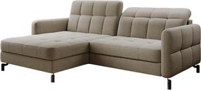 Kampinė sofa Lorelle Inari 23, šviesiai ruda sp., kairinė, 160 x 225 cm x 105 cm