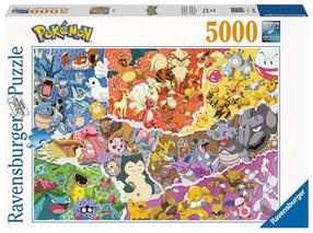 Dėlionė Ravensburger Pokemon 16845, 101 cm x 153 cm, 5000 vnt., įvairių spalvų