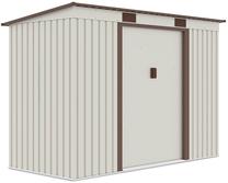 Sodo sandėliukas Oregon, 121 cm x 261 cm x 176 cm, ruda sp.