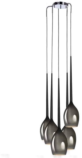 Šviestuvas kabinamas AZzardo Izza AZ2939, E14, 5 x 40 W, juoda sp. / juoda sp., 13 x 35 cm