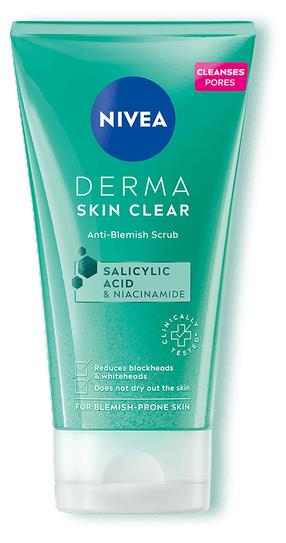 Veido šveitiklis Nivea Derma Skin Clear Anti-Blemish, 150 ml