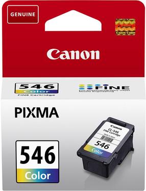 Rašalinio spausdintuvo kasetė Canon CL-546, mėlyna sp./geltona sp./violetinė sp.
