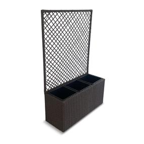Puķu pods Domoletti 53000010615, plastmasa, Ø 78 cm, brūna krās.