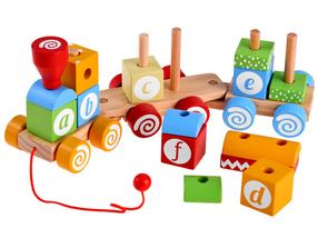Игрушечный поезд Wooden, многоцветный