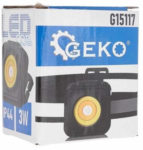 Galvos žibintuvėlis Geko G15117, 3 W, 3000 - 4500 °K