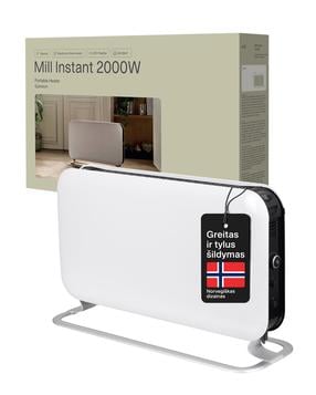 Конвекционный радиатор Mill SG2000LED, 750 Вт