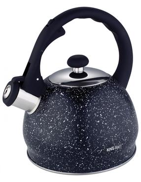  Arbatinukas su švilpuku King Hoff KH-1403, 2 l, juoda sp.