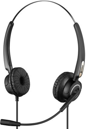 Vadu austiņas Sandberg USB Office Headset Pro Stereo, melna krās.