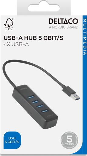USB centrmezgls Deltaco UH-734 / 1902425