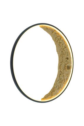Šviestuvas lubų ir sienų Domoletti Moon 2024127L, LED, 4000 °K, 0 x 30 W, juoda sp. / juoda sp.