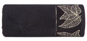 Vonios rankšluostis R192-01, juoda sp./smėlio sp., 140 cm x 70 cm
