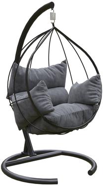 Pakabinamas krėslas Kalune Design Mavera, antracito sp.