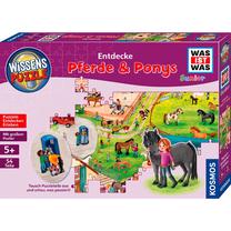 Dėlionė Kosmos What Is What Discover The Pony Farm, 23.7 cm x 33.1 cm, 54 vnt., įvairių spalvų