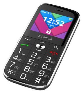 Telefons ar pogām MyPhone HALO C, 32 MB, melns krās.