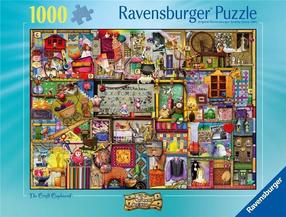 Dėlionė Ravensburger The Craft Cupboard, 50 cm x 70 cm, 1000 vnt., įvairių spalvų