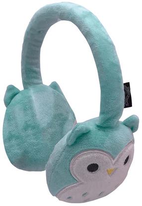 Bezvadu austiņas bērniem Squishmallows Winston The Owl, zaļa krās.