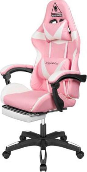 Игровой стул Kruger&Matz GX-150, 52 x 48 x 129 - 139 см, розовый цв.