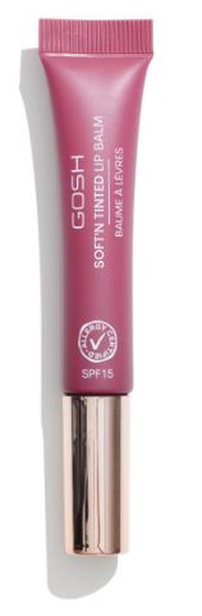 Lūpu balzams Gosh Soft'n Tinted, 8 ml, tumši rozā krās., 006 berry