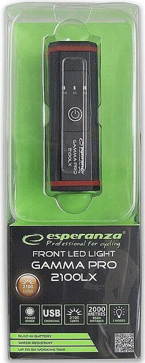 Jalgrattatuli Esperanza Gamma Pro OT0058, plastik/metall, must v./punane v.