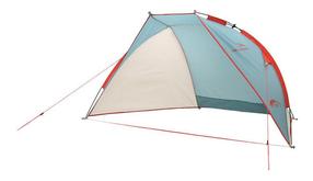 Dvivietė palapinė Easy Camp Bay 120296, mėlyna sp./balta sp./oranžinė sp., 220 cm x 115 cm x 110 cm