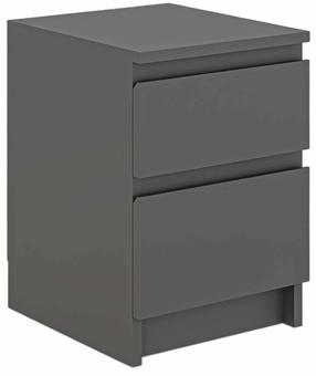 Ночной столик Kalune Design Derinkuyu 462MSR1601, антрацитовый цв., 50 см x 35 см x 40 см