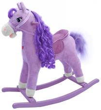 Supamas arkliukas Milly Mally 0076, pliušas, violetinė sp.