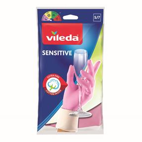Pirštinės guminės Vileda Sensitive, S