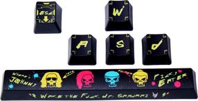 Klaviatūros dangtelis Traitors Where's Johnny, juoda