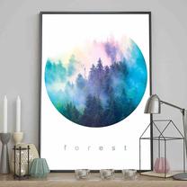Paveikslas DecoKing Watercolor Forest, 40 cm x 50 cm