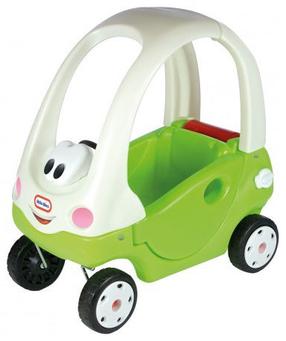 Детская машинка каталка Little Tikes, белый цв./черный цв./зеленый цв.
