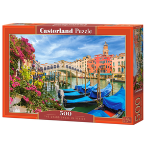 Puzle Castorland The Grand Canal In Venice 54268, 33 cm x 47 cm, 500 gab., daudzkrāsaina