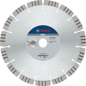 Dimanta disks Bosch Pro Concrete, 230 mm x 22.23 mm x 2.4 mm