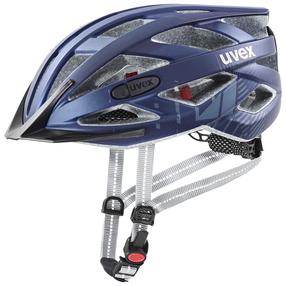 Dviratininkų šalmas universalus Uvex City I-Vo, juoda sp./tamsiai mėlyna sp., 52-57 cm