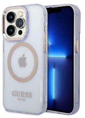 Telefoni ümbris Guess Magsafe GUHMP14LHTCMU, läbipaistev v., Apple