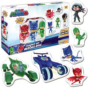Magnētiskā rotaļlieta Lean Toys PJ Masks, daudzkrāsaina, 20 gab.