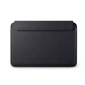Portatīvā datora apvalks Epico Leather Sleeve for MacBook Air 15", melna krās.