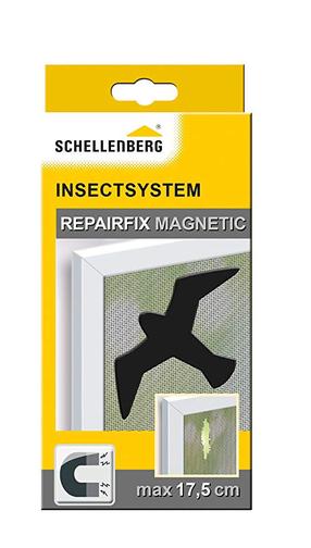 Магнит для сетки от насекомых Schellenberg Insectsystem Reparifix Magnetic 50777, черный цв., 22.9 см x 10.8 см