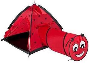 Bērnu telts ar tuneli Baby Mix Ladybug 46224, 170 cm x 112 cm