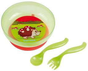 Trauku komplekts Canpol Babies, plastmasa, (krāsa/dizains tiek izvēlēts nejauši)