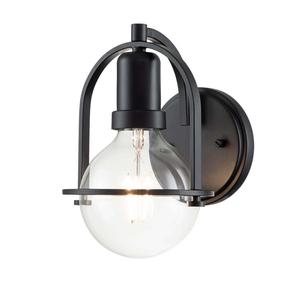 Šviestuvas sieninis Elstead Lighting Somerset, E27, 1 x 60 W, juoda sp. / juoda sp.