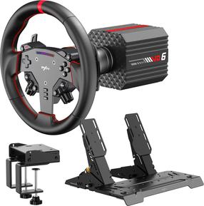 Žaidimų vairas, rinkinys PXN VD6 Bundle, juoda sp.