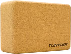 Блок для йоги Tunturi Cork 14TUSYO050, 23 см, 0.72 кг, желтый цв.