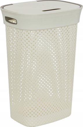 Veļas kaste 5five Simply Smart Hamper, 60 l, bēša krās., 42 cm x 33 cm x 61 cm