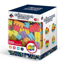 Mänguklotside komplekt ASKATO Little Geniuses 125251, 120 tk