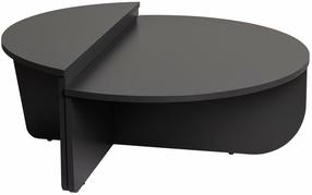 Kavos staliukas Nordure Orion, antracito, 90 cm x 90 cm x 35 cm