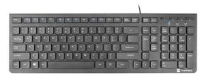 Vadu datora tastatūra Natec Discus 2, EN, melna krās.