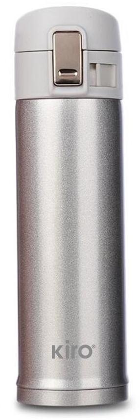 Бутылка-термос Kiro Vacuum-Insulated KI502S, 0.5 л, серебристый цв.
