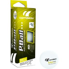 Мячик для настольного тенниса Cornilleau P-BALL ABS Evolution, 3 шт.