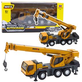  Игрушечный автомобиль с краном Hulna Professional Engineering Vehicle Model, 1:50, oранжевый цв.